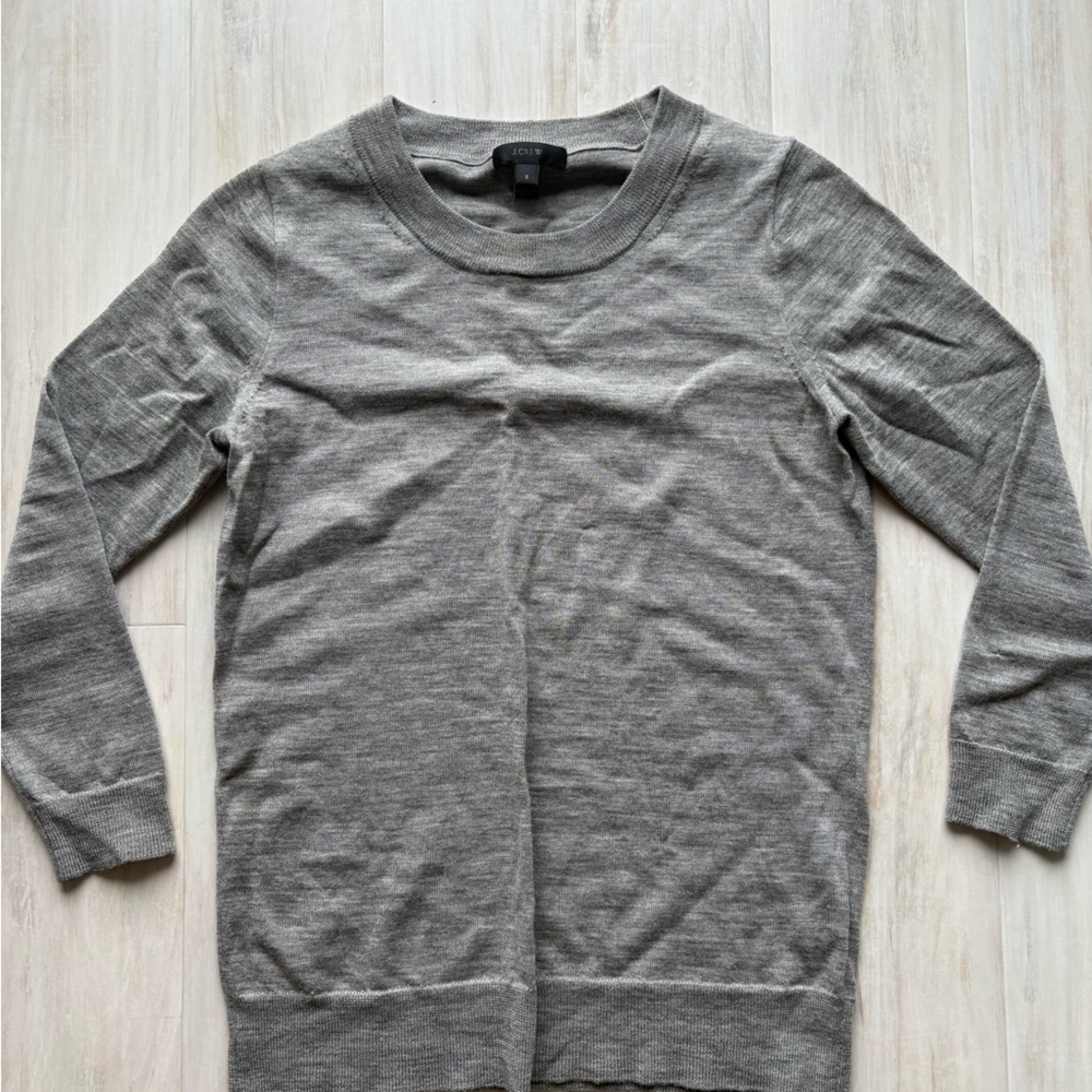 J. Crew light cashmere sweater 3/4 sleeves